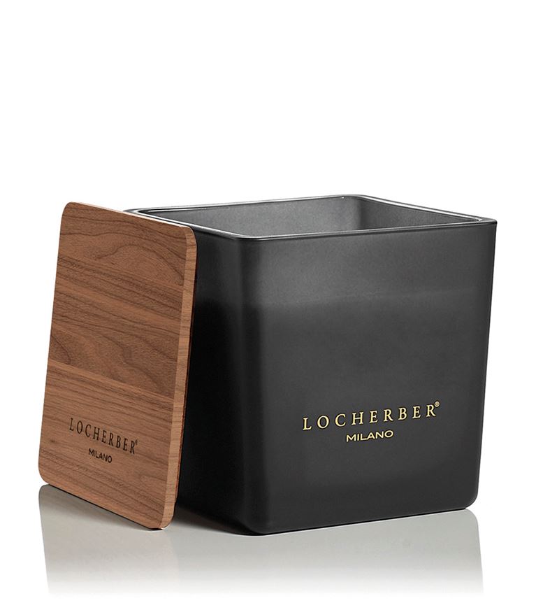 Locherber Black Mat Candle Rhubarbe Royale